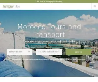 Tangiertaxi.com(Private Transport and Morocco Tours) Screenshot