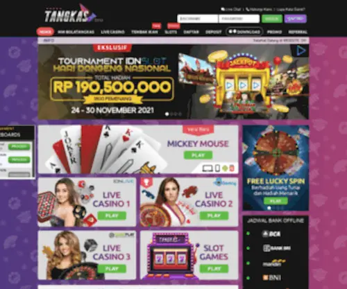 Tangkasvip.com Screenshot