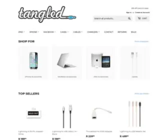 Tangled.co.za(Accessories for iPad) Screenshot