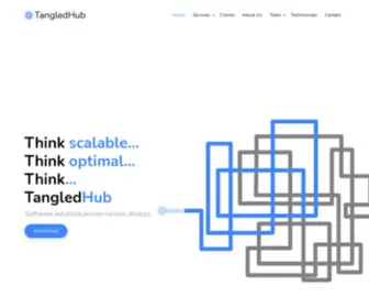 Tangledhub.com(TangledHub) Screenshot