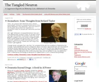 Tangledneuron.info(Alzheimer's) Screenshot