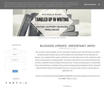 Tangledupinwriting.com(Tangled Up In Writing) Screenshot