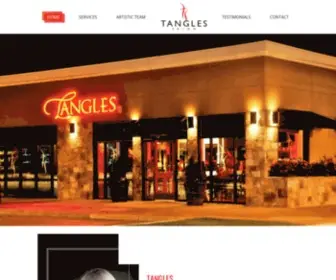 Tangles.com(Tangles Salon) Screenshot