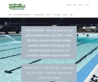 Tanglewildepool.com(A Neighborhood Funded Parks District & Outdoor Swimming Pool) Screenshot