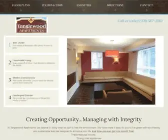 Tanglewoodapartmenthomes.com(Tanglewood Apartments) Screenshot