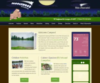 Tanglewoodcamping.com(Tanglewood Camping RV Park) Screenshot