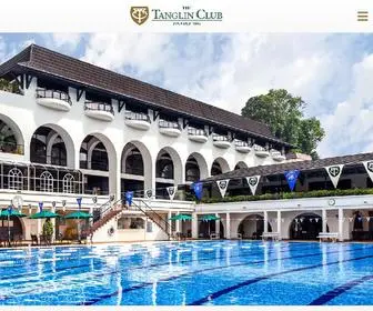 Tanglinclub.org.sg(Founded 1865) Screenshot