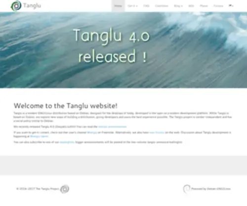 Tanglu.org(The Tanglu Open Project) Screenshot