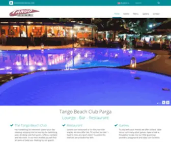 Tango-Parga.com(Tango Beach Club Parga) Screenshot