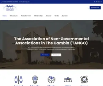 Tango.gm(The Home of NGOs & CSOs) Screenshot