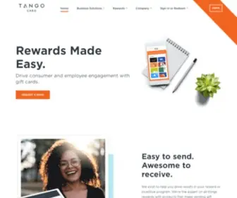 Tangocard.com(Gift Card Rewards and Services) Screenshot