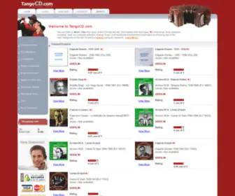 TangoCD.com(Your Tango Music Shoppe) Screenshot