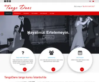 Tangodans.com(Stanbul Tango Kursu) Screenshot