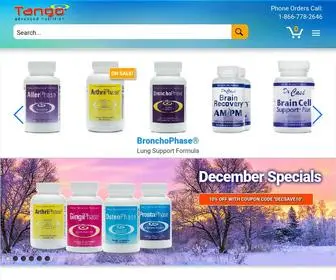 Tangoherbs.com(Herbal Supplements & Nutrition) Screenshot
