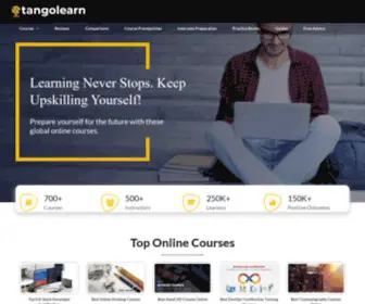 Tangolearn.com(Global Courses) Screenshot