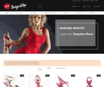 Tangolerashoes.com(La scarpa da Tango) Screenshot