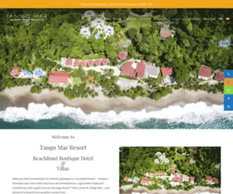 Tangomar.com(Costa Rica Beach Hotel) Screenshot