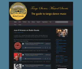 Tangomusicsecrets.co.uk(Tango Stories) Screenshot