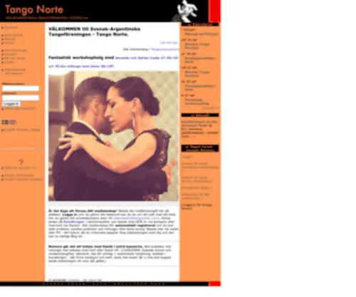 Tangonorte.com(Tango Norte) Screenshot
