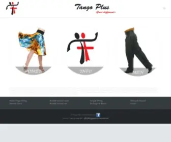 Tangoplusinternational.com(TangoPlus traditional tango dance clothing) Screenshot