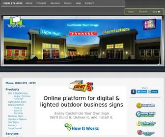 Tangosigns.com(Business signs) Screenshot