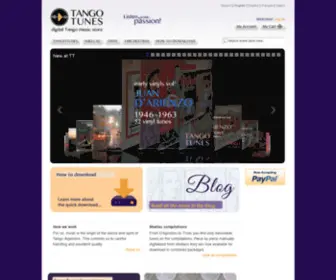 Tangotunes.com(Tango) Screenshot