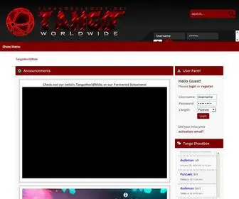 Tangoworldwide.net(Tango) Screenshot