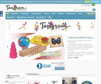 Tangrammontessori.com(Matériel et jouets d'inspiration Montessori) Screenshot