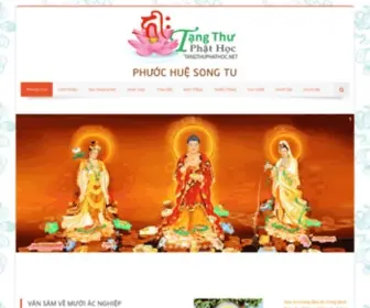Tangthuphathoc.net(Tạng Thư Phật Học) Screenshot