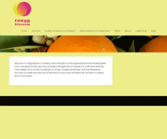 Tangyblossom.ca(Organizational and Project Management tools without the jargon) Screenshot