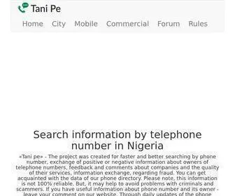 Tani-PE.com(Project Tani pe) Screenshot