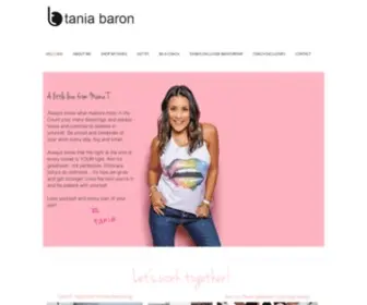 Taniabaron.com(WELCOME) Screenshot