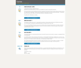 Tanida-Software.com(Tanida Software) Screenshot