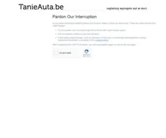 Tanieauta.be(OVH wspiera Twój rozwój poprzez najlepsze rozwiązania www) Screenshot