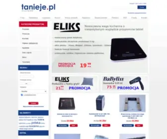 Tanieje.pl(Sklep internetowy AGD) Screenshot