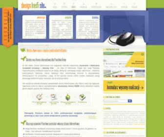 Tanieprojektowanie.com(Strony i Sklepy WWW Profesjonalnie i Tanio design fresh site) Screenshot