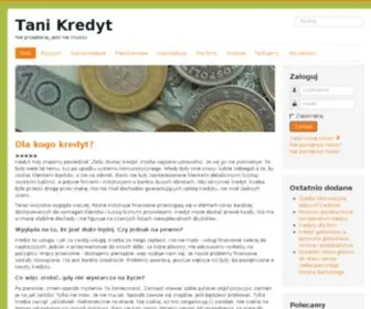 Tanikredyt.info.pl(Tanikredyt) Screenshot