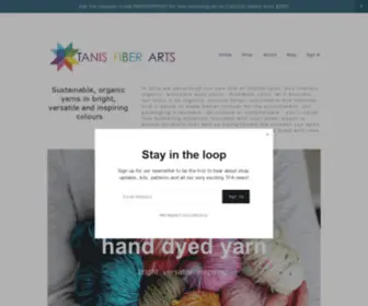 Tanisfiberarts.com(Tanis Fiber Arts) Screenshot