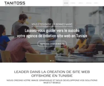 Tanitoss.com(Création site web) Screenshot