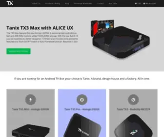 Tanix-Box.com(Main Page Tanix) Screenshot