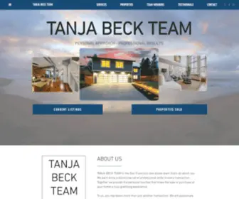 Tanjabeckteam.com(Real Estate Team) Screenshot