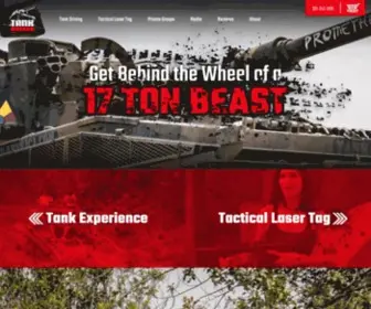 Tankamerica.com(Drive a Tank at Tank America in Orlando Florida) Screenshot