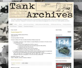 Tankarchives.ca(Tank Archives) Screenshot