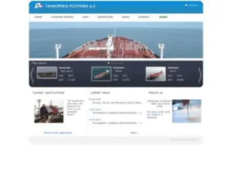 Tankerska.hr(Tankerska plovidba d.d) Screenshot