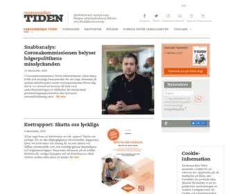 Tankesmedjantiden.se(Tankesmedjan Tiden) Screenshot