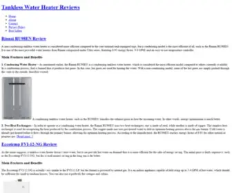 Tanklesswaterheaterreviews.biz(Tankless Water Heater Reviews) Screenshot