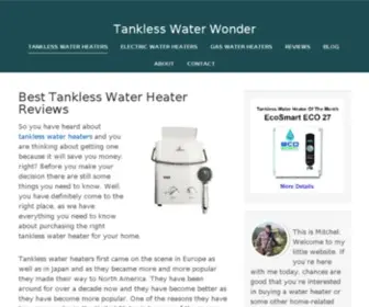 Tanklesswaterwonder.com(Best Tankless Water Heater Reviews) Screenshot