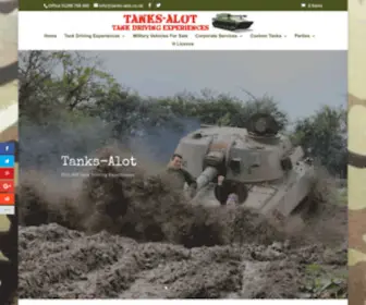 Tanks-Alot.co.uk(Tank Driving Experiences For The Full Day & Tank Hire (Media)) Screenshot