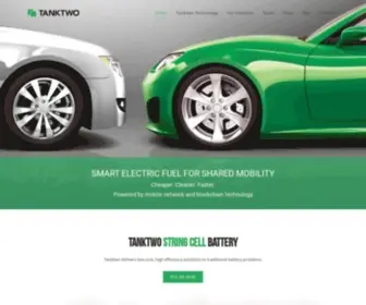 Tanktwo.com(String Cell Battery for Electric Vehicles) Screenshot