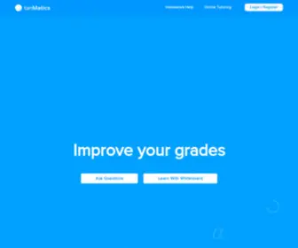 Tanmatics.com(Online Tutors) Screenshot